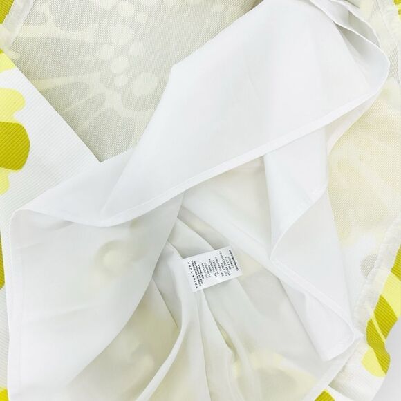 TRINA TURK Dress NWT Daisy Thoreau Yellow and White style# 2304310PW1- size XS - Picture 10 of 10